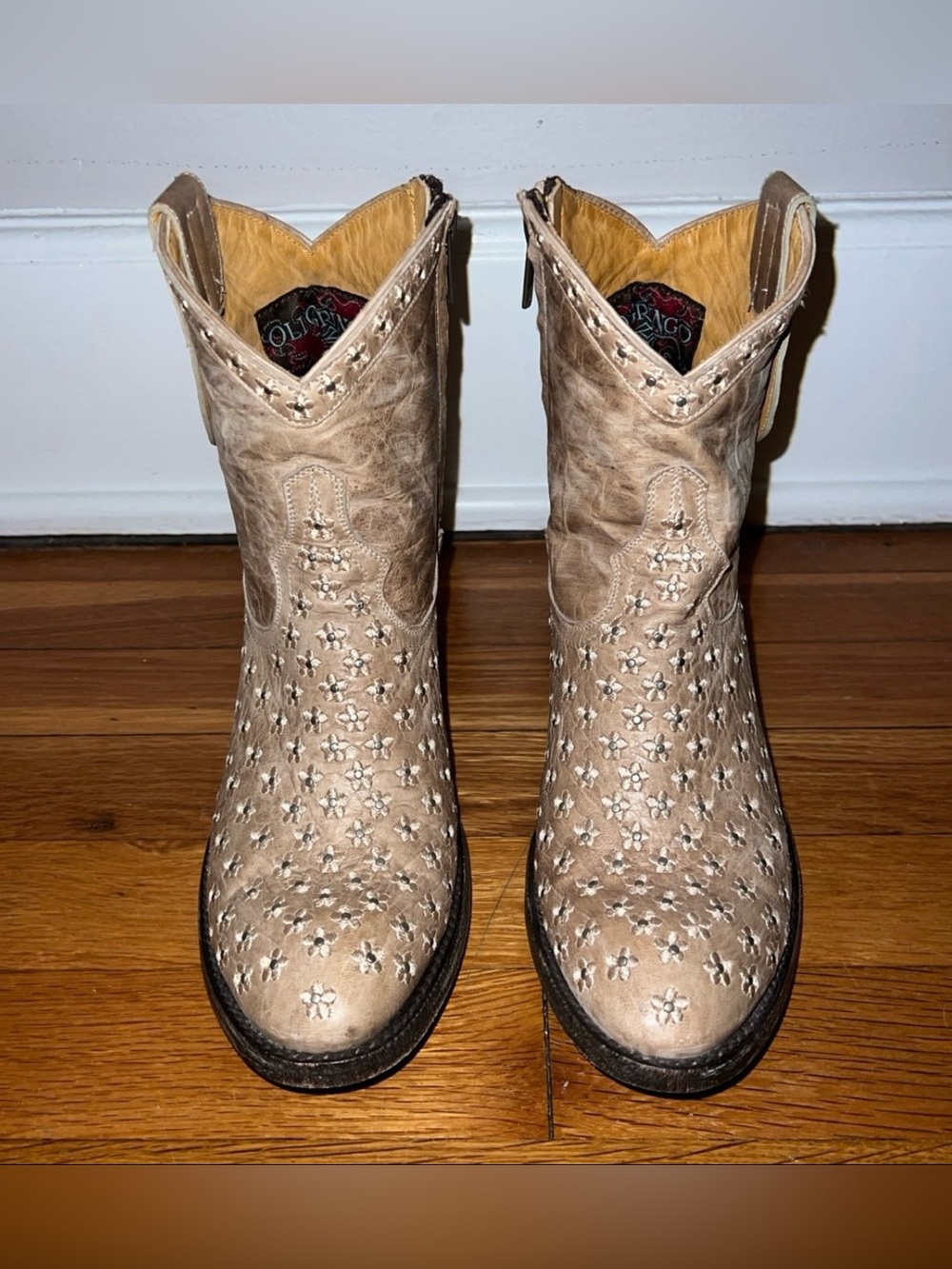 Old Gringo Floral Studded Boots